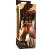 Коричневый мастубратор-вагина Nicole s Kitty - Blush Novelties - в Новомосковске купить с доставкой