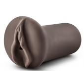 Коричневый мастубратор-вагина Nicole s Kitty - Blush Novelties - в Новомосковске купить с доставкой