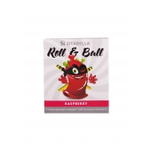 Стимулирующий презерватив-насадка Roll   Ball Raspberry - Sitabella - купить с доставкой в Новомосковске