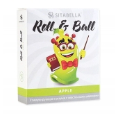 Стимулирующий презерватив-насадка Roll   Ball Apple - Sitabella - купить с доставкой в Новомосковске