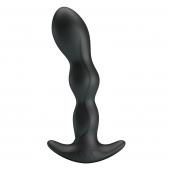 Черный анальный стимулятор простаты с вибрацией Special Anal Massager - 14,5 см. - Baile - в Новомосковске купить с доставкой
