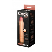 Телесная насадка-удлинитель из неоскин - 19,5 см. - LOVETOY (А-Полимер) - в Новомосковске купить с доставкой