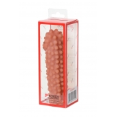 Телесная насадка на фаллос с бугорками KOKOS Extreme Sleeve 10 - 15,8 см. - KOKOS - в Новомосковске купить с доставкой