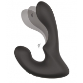 Чёрный массажер простаты с 2 моторами BOOTY ROCKER - Dream Toys - в Новомосковске купить с доставкой