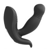 Черный вибромассажер простаты PROSTATE HERO - Dream Toys - в Новомосковске купить с доставкой