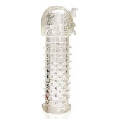 Закрытая прозрачная насадка на пенис Crystal Sleeve Faraon - 13,5 см. - Erowoman-Eroman - в Новомосковске купить с доставкой