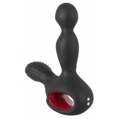 Черный вибромассажер простаты с нагревом и ротацией Prostate Plug - 14,5 см. - Orion - в Новомосковске купить с доставкой