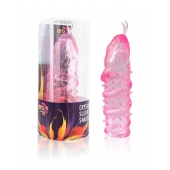 Закрытая рельефная насадка Crystal sleeve snakes в виде змеи с усиками - 14 см. - Erowoman-Eroman - в Новомосковске купить с доставкой