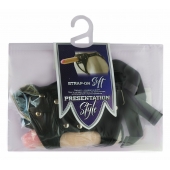 Черный пояс-трусики с двумя насадками Soft-Dolli - 16,5 и 10,5 см. - LOVETOY (А-Полимер) - купить с доставкой в Новомосковске