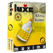 Презерватив LUXE Maxima  Желтый дьявол  - 1 шт. - Luxe - купить с доставкой в Новомосковске