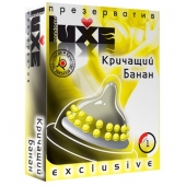 Презерватив LUXE  Exclusive  Кричащий банан  - 1 шт. - Luxe - купить с доставкой в Новомосковске