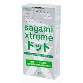Презервативы Sagami Xtreme Type-E с точками - 10 шт. - Sagami - купить с доставкой в Новомосковске