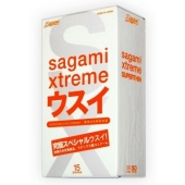 Ультратонкие презервативы Sagami Xtreme SUPERTHIN - 15 шт. - Sagami - купить с доставкой в Новомосковске