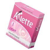 Ультратонкие презервативы Arlette Light - 3 шт. - Arlette - купить с доставкой в Новомосковске