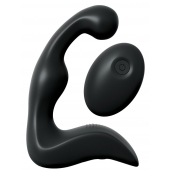 Черный вибромассажер простаты с пультом ДУ Control P-Spot Pro - Pipedream - в Новомосковске купить с доставкой