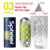 Мастурбатор SPINNER Shell - Tenga - в Новомосковске купить с доставкой
