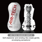 Мастурбатор AIR-TECH Squeeze Gentle - Tenga - в Новомосковске купить с доставкой