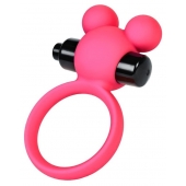Розовое виброкольцо на пенис A-Toys - A-toys - в Новомосковске купить с доставкой
