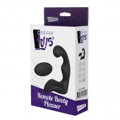Черный вибромассажер простаты REMOTE BOOTY PLEASER - Dream Toys - в Новомосковске купить с доставкой