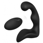 Черный вибромассажер простаты REMOTE BOOTY PLEASER - Dream Toys - в Новомосковске купить с доставкой