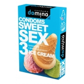 Презервативы для орального секса DOMINO Sweet Sex с ароматом мороженого - 3 шт. - Domino - купить с доставкой в Новомосковске