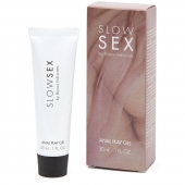 Лубрикант на водной основе Slow Sex Anal Play Gel - 30 мл. - Bijoux Indiscrets - купить с доставкой в Новомосковске