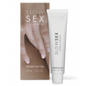 Гель для мастурбации с ароматом кокоса Slow Sex Finger Play Gel - 30 мл. - Bijoux Indiscrets - купить с доставкой в Новомосковске