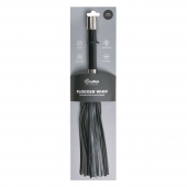 Черная плеть Easytoys Flogger With Metal Grip - 38 см. - Easy toys - купить с доставкой в Новомосковске