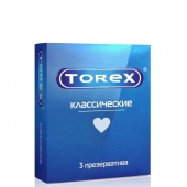 Гладкие презервативы Torex  Классические  - 3 шт. - Torex - купить с доставкой в Новомосковске