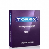 Презервативы Torex  Ультратонкие  - 3 шт. - Torex - купить с доставкой в Новомосковске