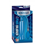 Синяя вакуумная помпа MENZSTUFF PENIS ENLARGER - Dream Toys - в Новомосковске купить с доставкой
