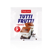 Пробник гель-смазки Tutti-frutti со вкусом тирамису - 4 гр. - Биоритм - купить с доставкой в Новомосковске