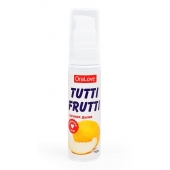 Гель-смазка Tutti-frutti со вкусом сочной дыни - 30 гр. - Биоритм - купить с доставкой в Новомосковске