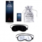 Набор из двух масок на глаза Soft Blindfold Twin Pack - Fifty Shades of Grey - купить с доставкой в Новомосковске