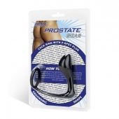 Стимулятор простаты с фиксацией эрекционным кольцом Prostate Gear - BlueLine - в Новомосковске купить с доставкой