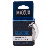 Классические презервативы в пластиковом кейсе MAXUS Classic - 3 шт. - Maxus - купить с доставкой в Новомосковске