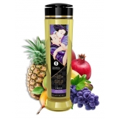 Массажное масло Libido Exotic Fruits с ароматом экзотических фруктов - 240 мл. - Shunga - купить с доставкой в Новомосковске