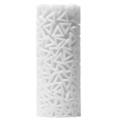 Белый 3D мастурбатор PILE - Tenga - в Новомосковске купить с доставкой