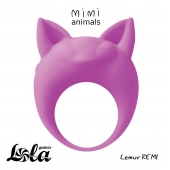 Фиолетовое эрекционное кольцо Lemur Remi - Lola Games - в Новомосковске купить с доставкой