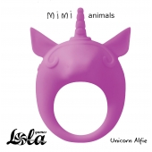 Фиолетовое эрекционное кольцо Unicorn Alfie - Lola Games - в Новомосковске купить с доставкой