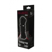 Черная веревка для шибари DELUXE BONDAGE ROPE - 5 м. - Dream Toys - купить с доставкой в Новомосковске