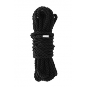 Черная веревка для шибари DELUXE BONDAGE ROPE - 5 м. - Dream Toys - купить с доставкой в Новомосковске