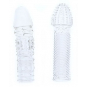 Комплект из 2 прозрачных насадок на пенис PENIS EXTENDER PACK - Dream Toys - в Новомосковске купить с доставкой