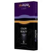 Разноцветные презервативы DOMINO Colour Beauty - 6 шт. - Domino - купить с доставкой в Новомосковске