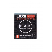 Черные презервативы LUXE Royal Black Collection - 3 шт. - Luxe - купить с доставкой в Новомосковске
