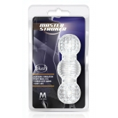 Прозрачный фигурный мастурбатор Master Stroker - Blush Novelties - в Новомосковске купить с доставкой