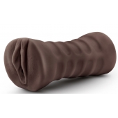 Коричневый мастурбатор-вагина Hot Chocolate Brianna - Blush Novelties - в Новомосковске купить с доставкой