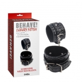 Черные наручники Surrender Wrist Restraints - Chisa - купить с доставкой в Новомосковске
