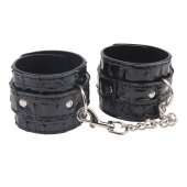 Черные наручники Surrender Wrist Restraints - Chisa - купить с доставкой в Новомосковске