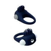 Синее эрекционное виброкольцо STIMU RING - Dream Toys - в Новомосковске купить с доставкой